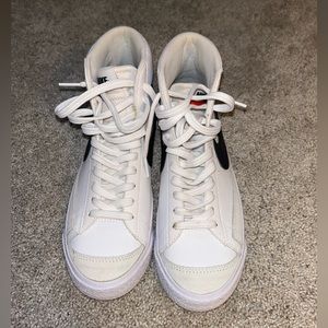 brand new worn one time nike blazers.